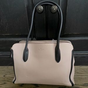 Kate Spade large pink and black tote